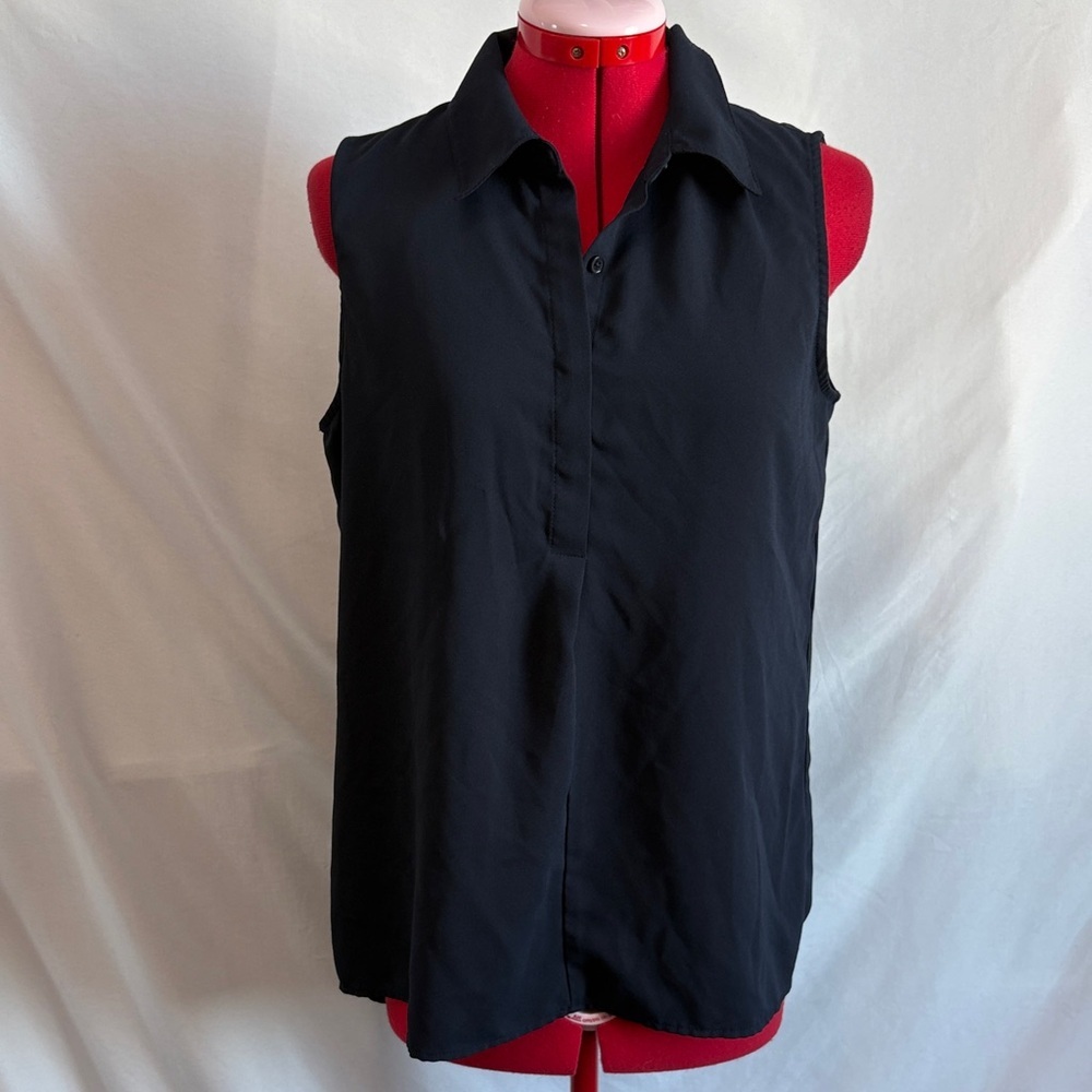 Anne Klein Navy Sleeveless Top SM259